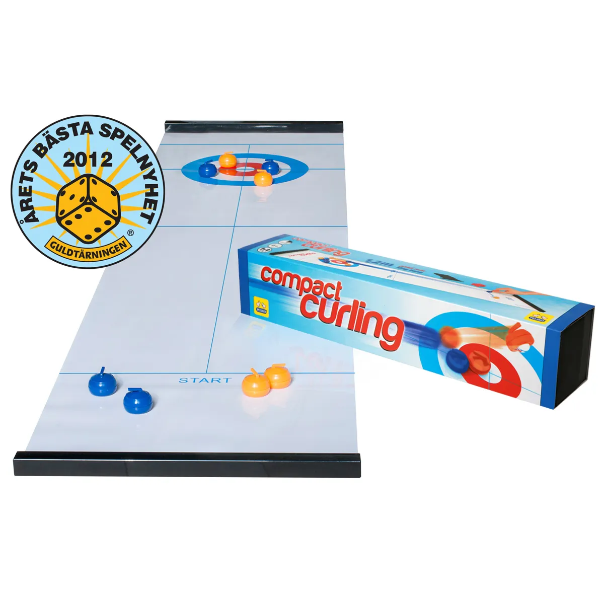 Peliko Compact Curling gioco da tavolo pista 1 m