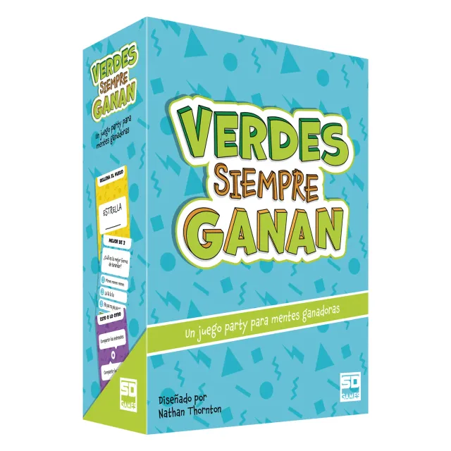 SD Games Verdes Siempre Ganan party game squadre