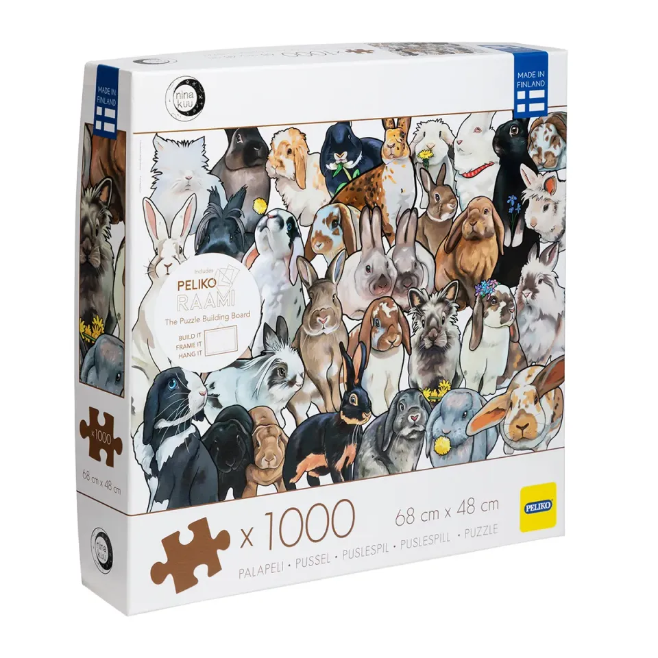 Peliko Nina Kuu Kanit puzzle 1000 pezzi conigli