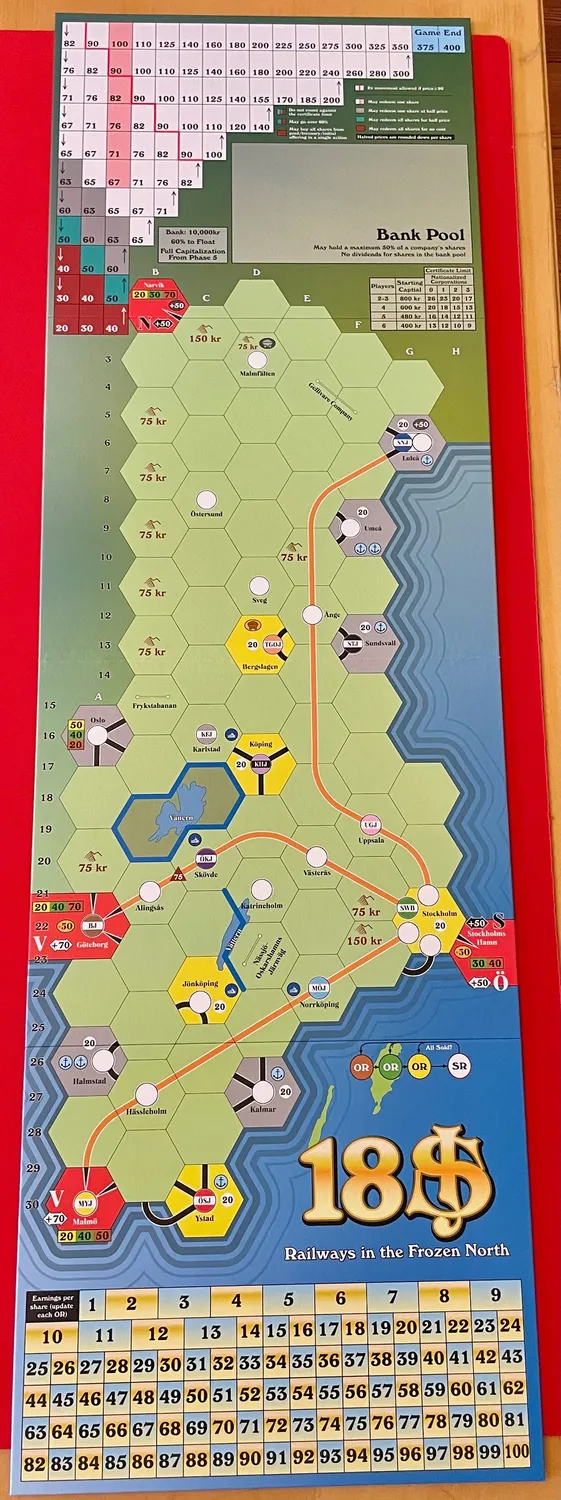 All-Aboard Games 18SJ Railways Frozen North gioco da tavolo preorder