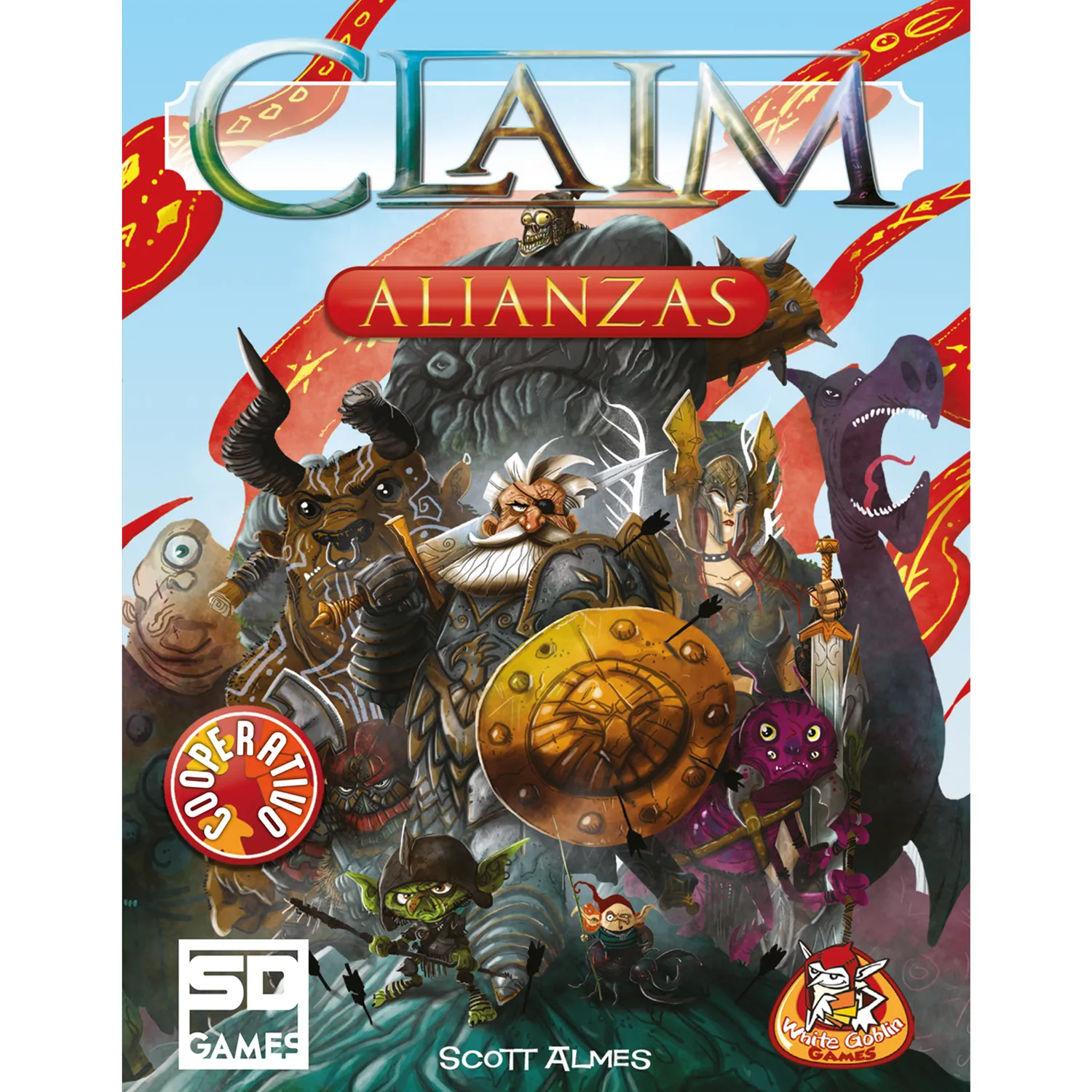 SD Games Claim Alianzas espansione cooperativa 57 carte
