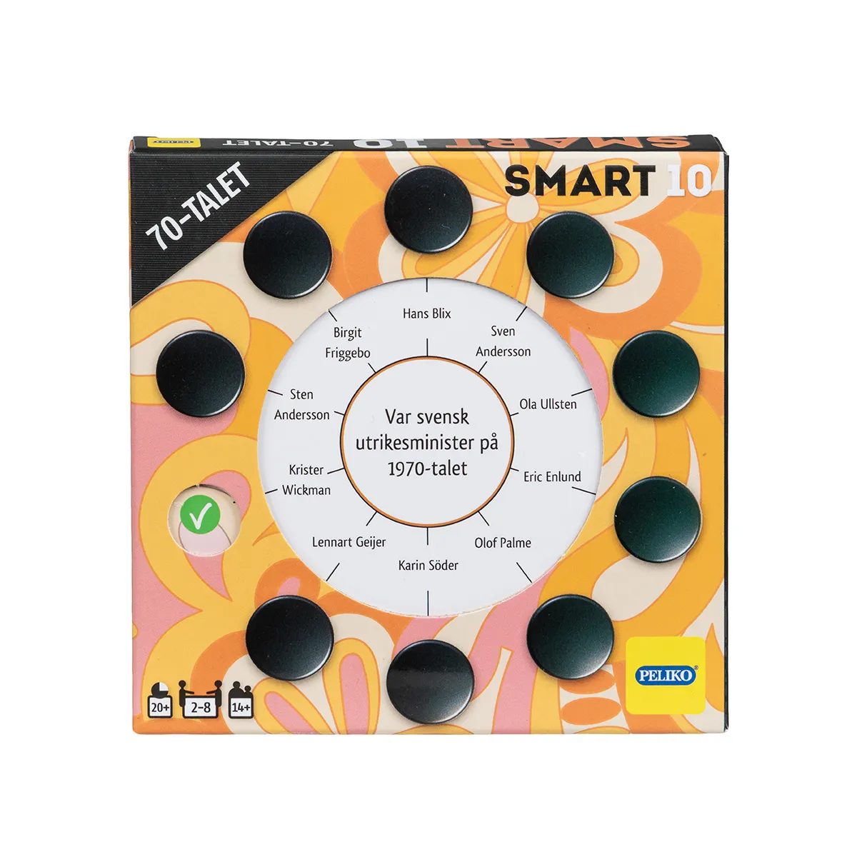Peliko Smart10 70-talet espansione quiz svedese
