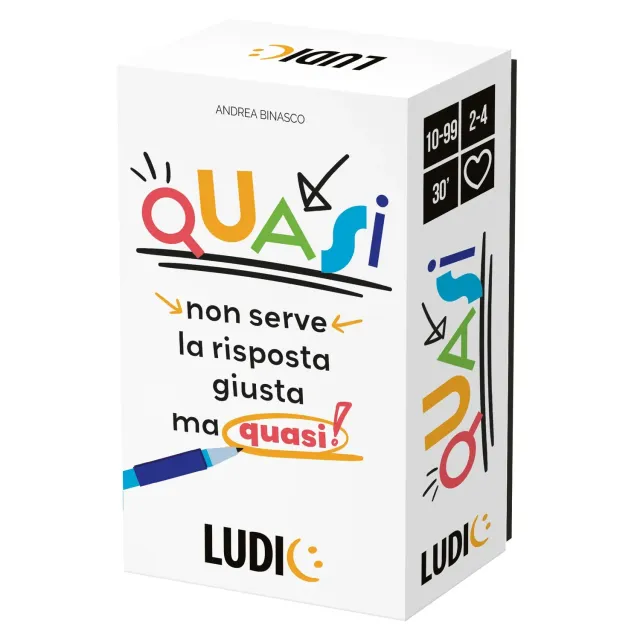 Ludic Quasi IT59995 quiz game vecchia versione 2-4 giocatori