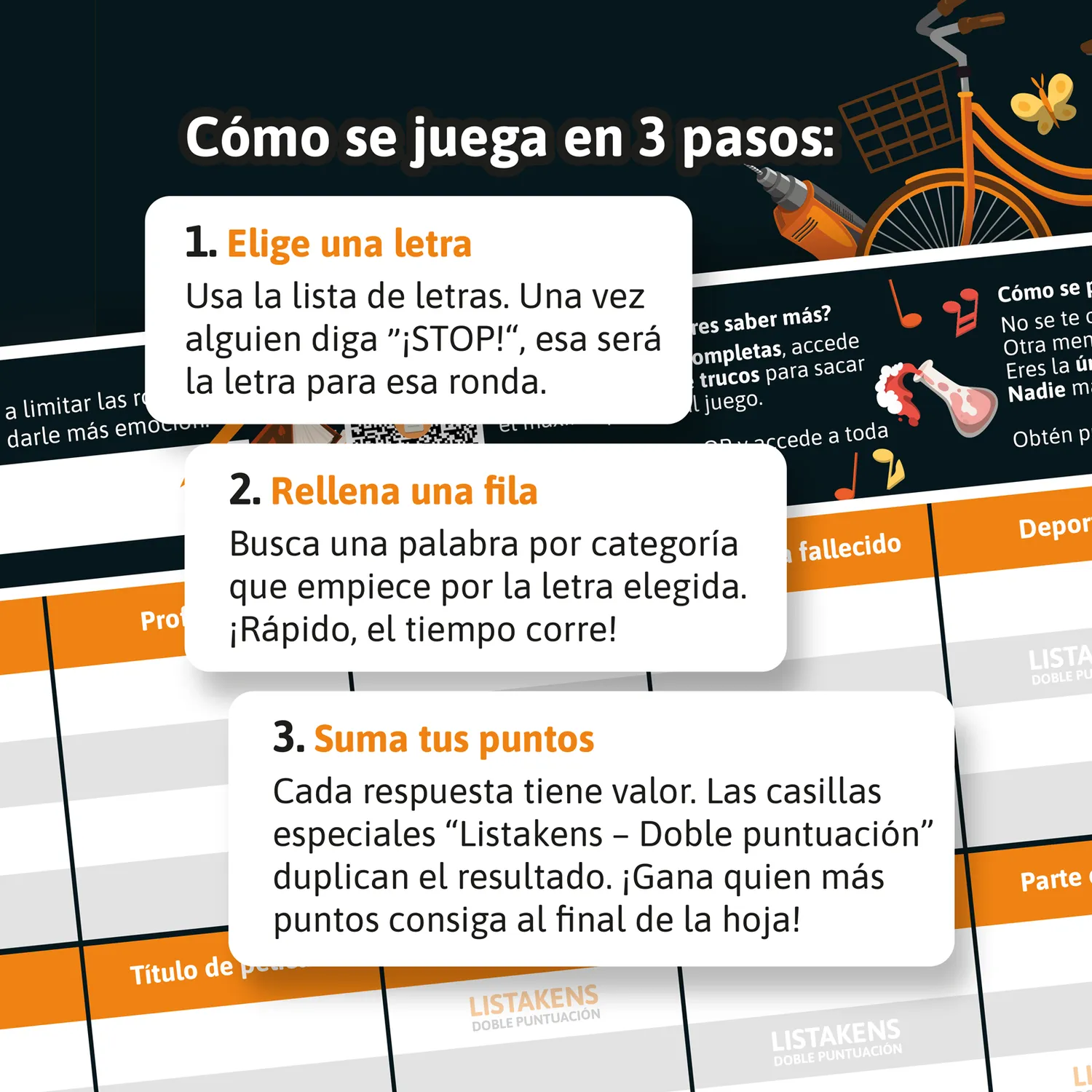 SD Games Listos Listas Listakens gioco quiz classica