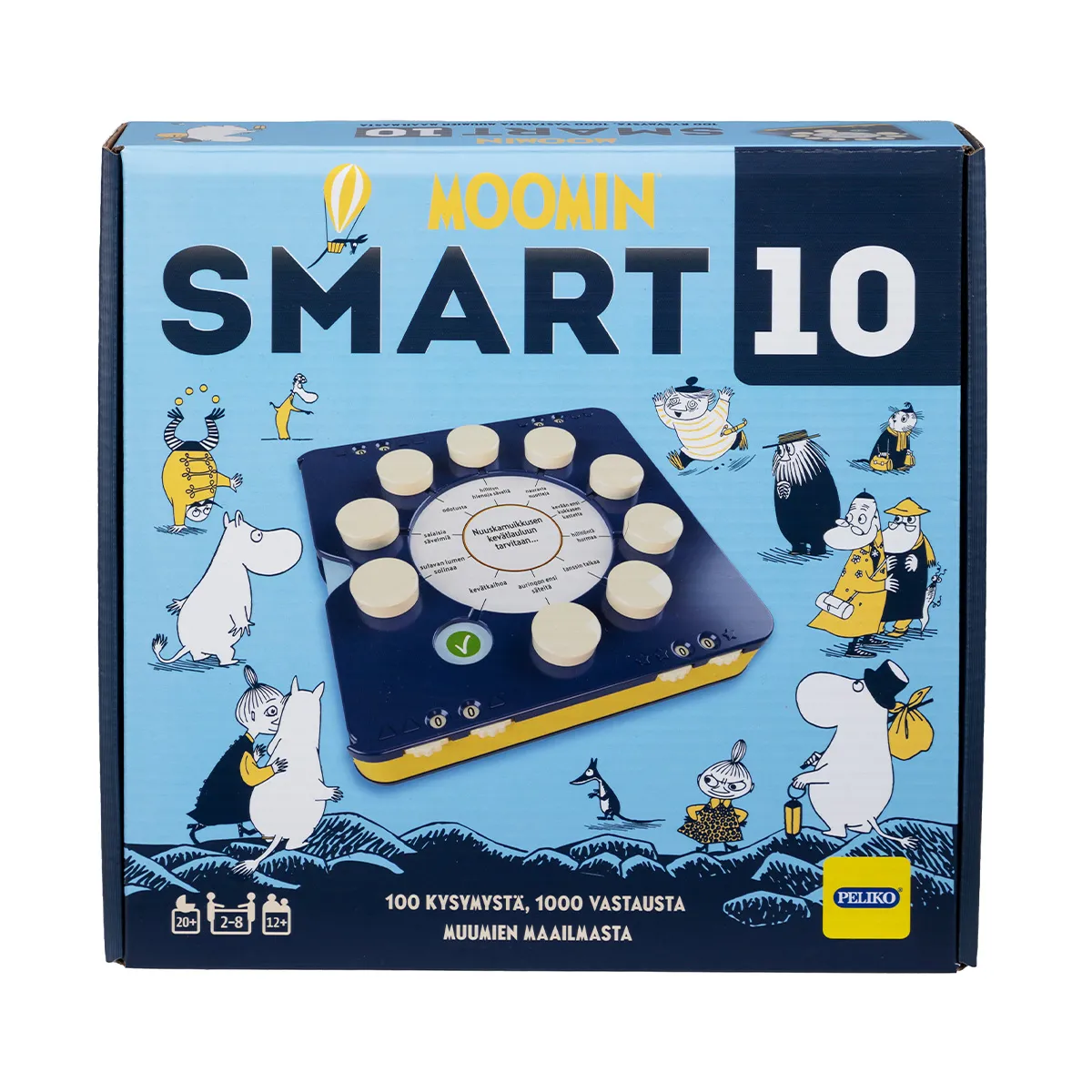 Peliko Smart10 Muumi gioco quiz Mumin 80 anni
