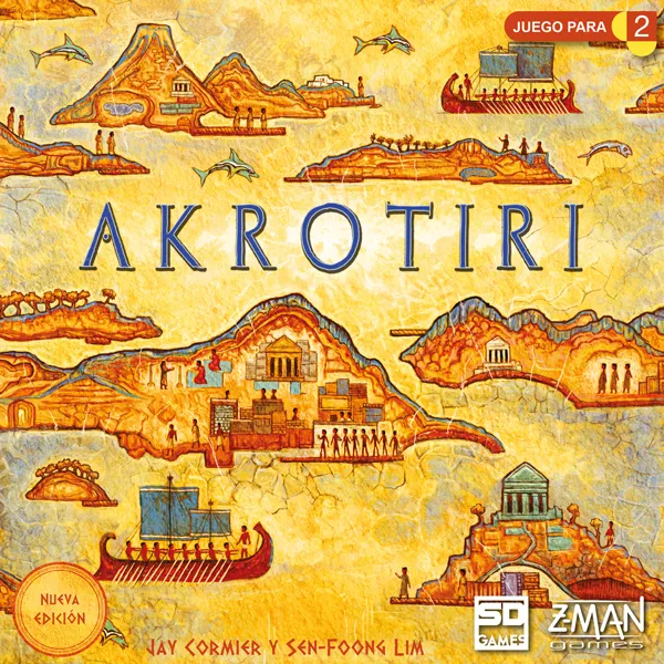SD Games Akrotiri gioco tavolo mappe esplorazione 2 giocatori
