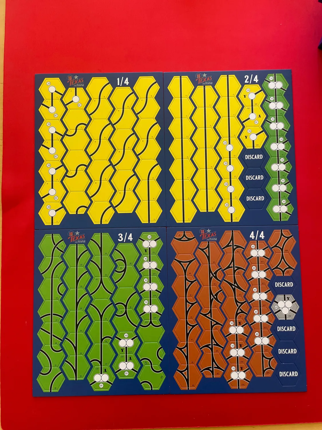 All-Aboard Games 18Texas gioco da tavolo ferroviario introduttivo
