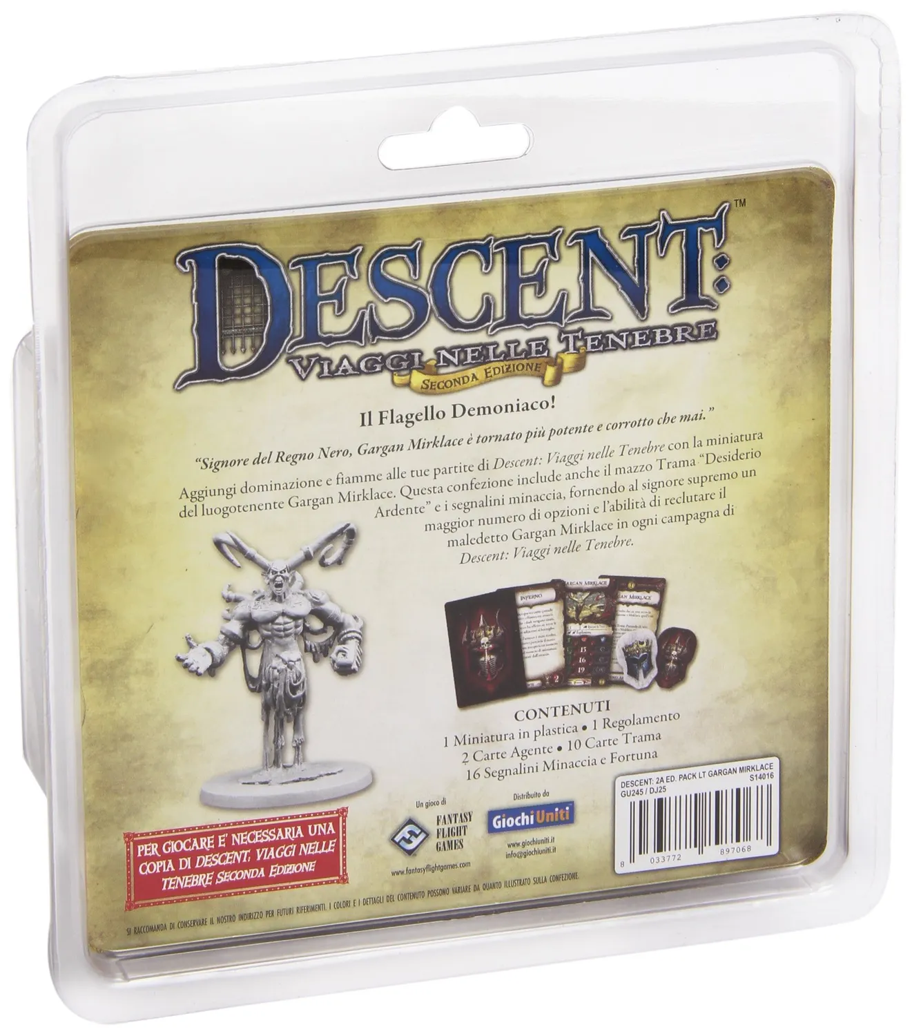 Giochi Uniti Descent Gargan Mirklace pack luogotenente GU245