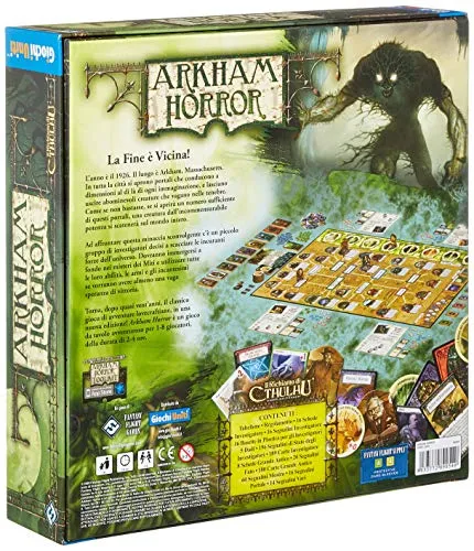 Giochi Uniti Arkham Horror gioco da tavolo horror 1-8
