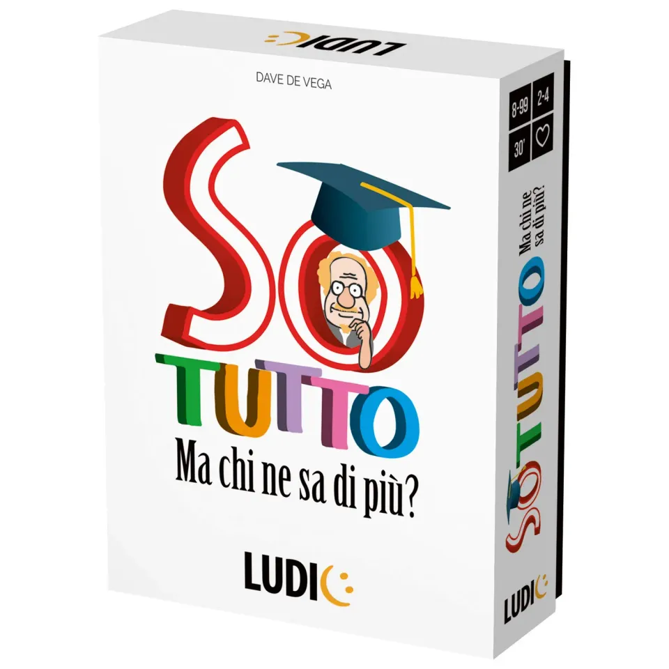 Ludic So Tutto Ma Chi Ne Sa Di Più quiz famiglia 2-4 giocatori