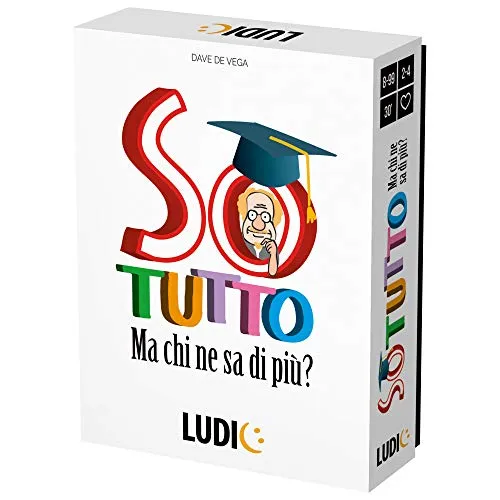 Ludic So Tutto Ma Chi Ne Sa Di Più quiz famiglia 2-4 giocatori