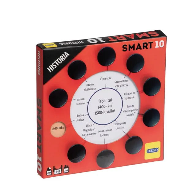 Peliko Smart10 Historia espansione quiz 50 carte finlandese