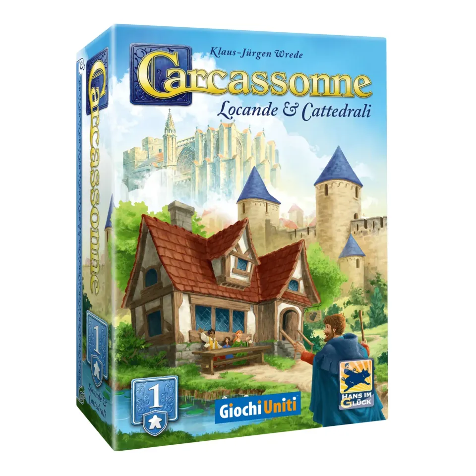 Giochi Uniti Carcassonne Locande e Cattedrali 1 espansione