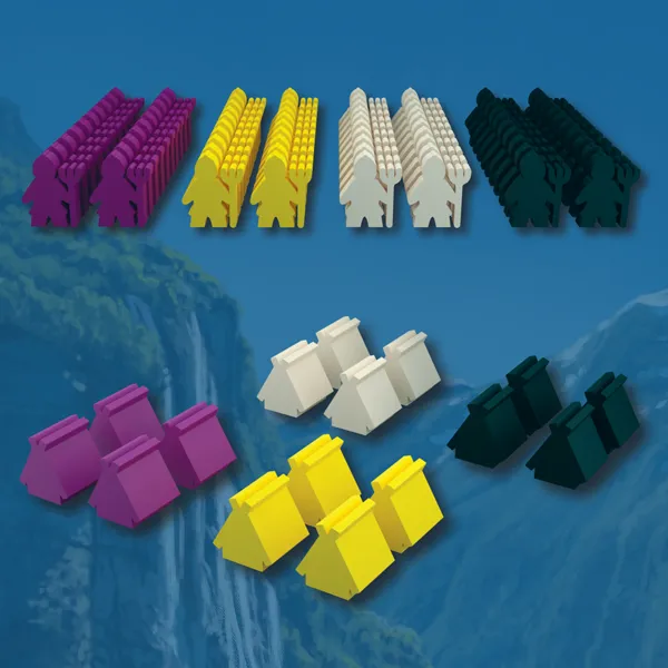 SD Games Fjords gioco tavolo tessere vichinghi 2-4 giocatori