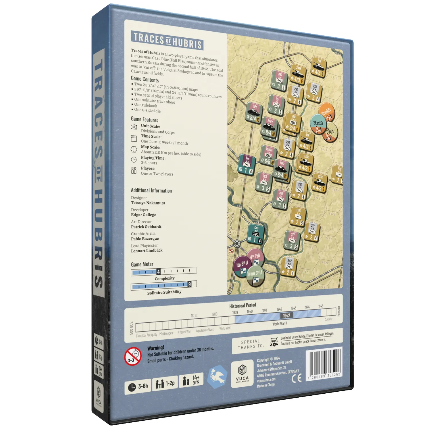 VUCA Simulations Traces of Hubris wargame fronte orientale