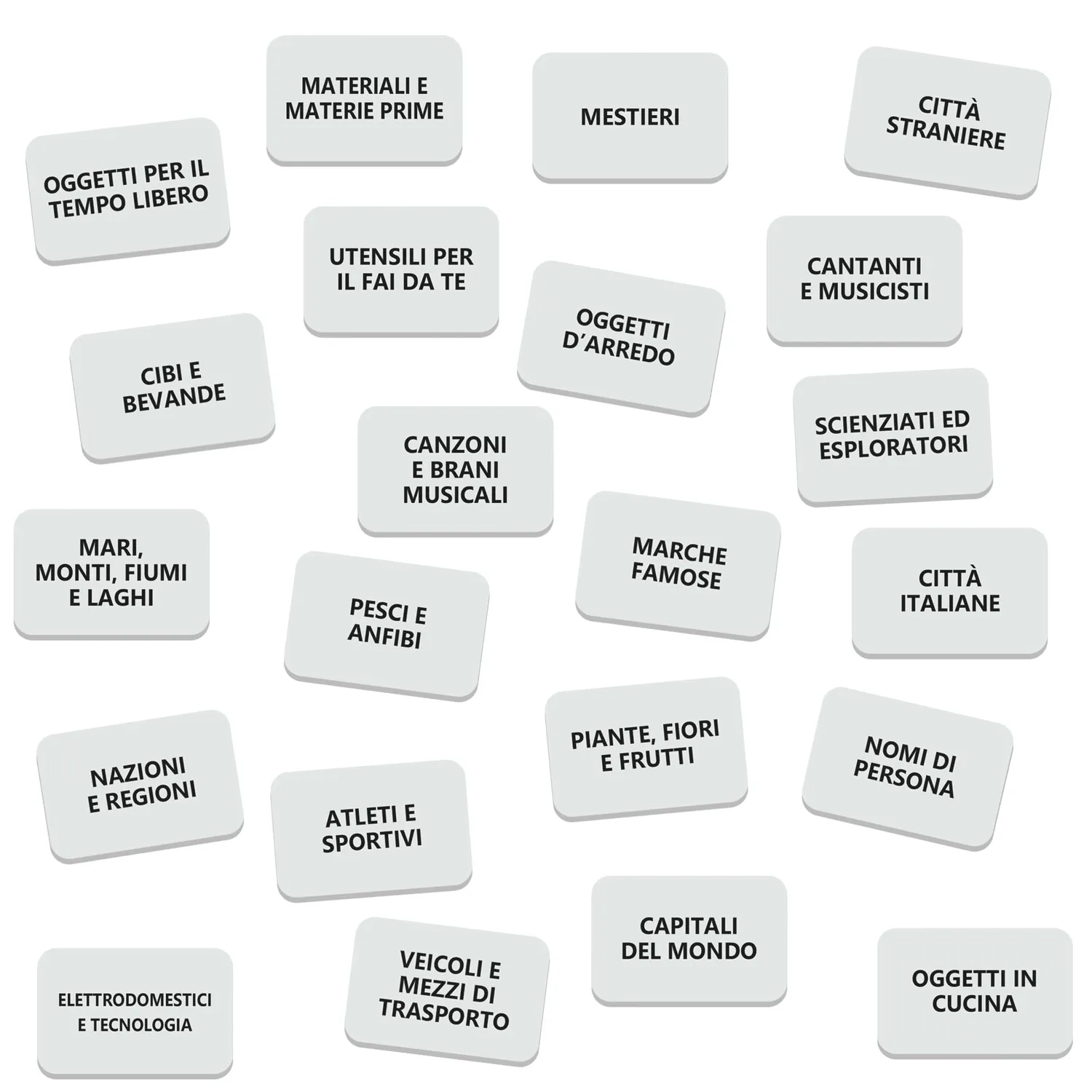 Ludic Duetto Nomen gioco di parole scatola piccola 2-6 giocatori