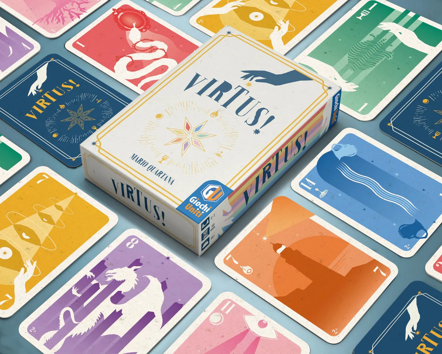Giochi Uniti Virtus! gioco da tavolo carte 2-7 giocatori