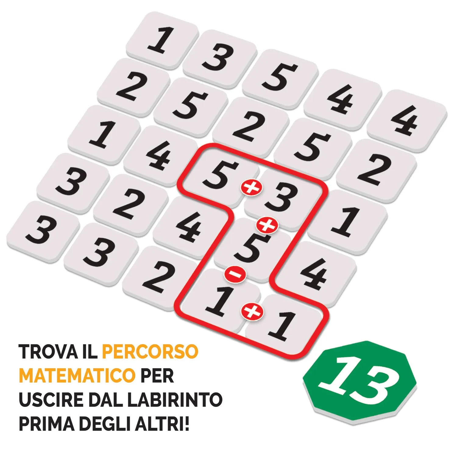 Ludic Labirinto dei Numeri NEW gioco societa Nuova Edizione calcolo