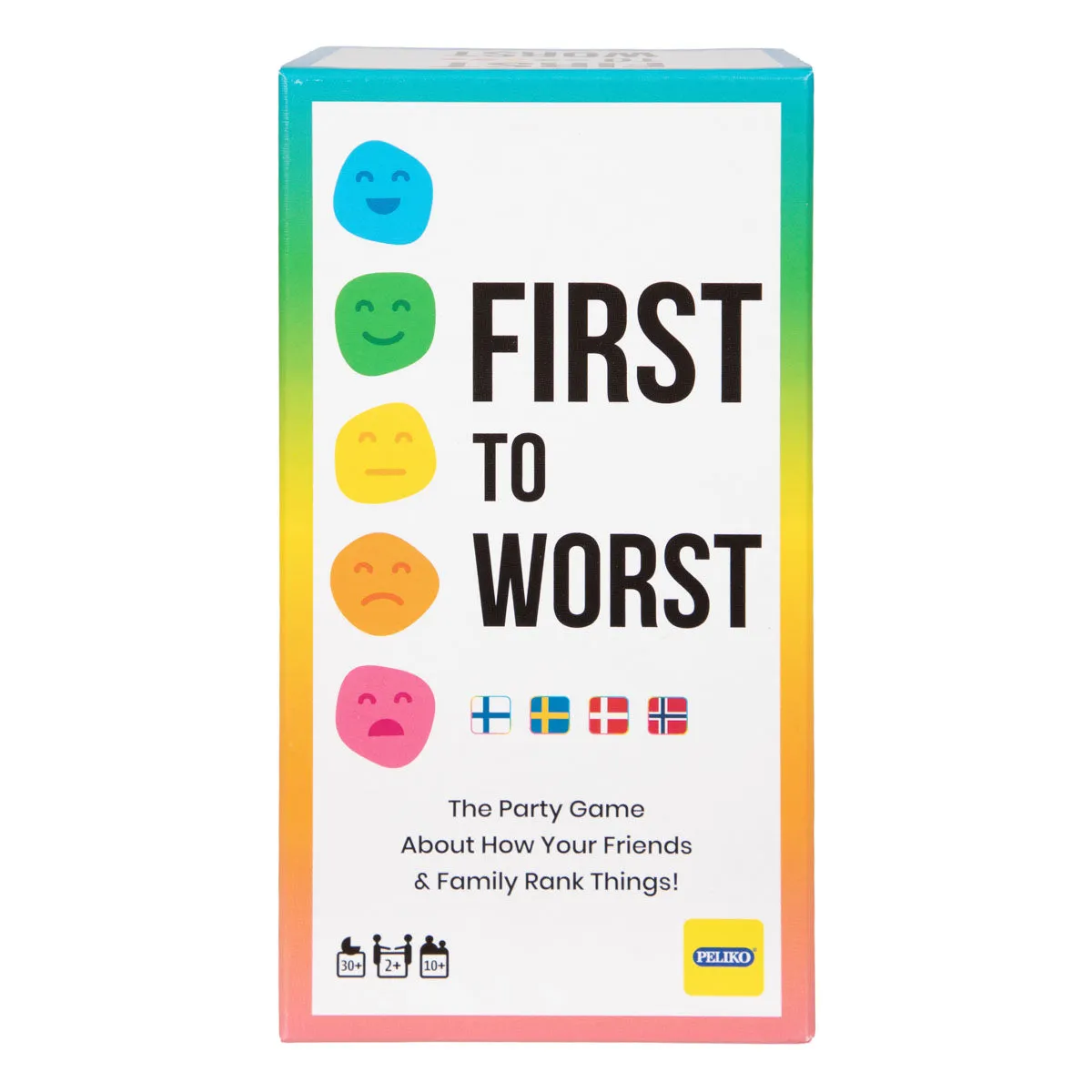 Peliko First to Worst gioco party classifica 2+ giocatori