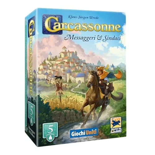 Giochi Uniti Carcassonne Revival Messaggeri e Sindaci 5 espansione italiana