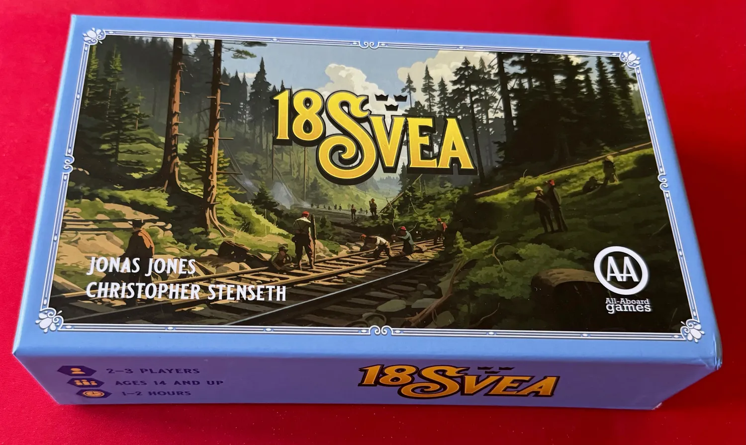 All-Aboard Games 18Svea micro gioco da tavolo 2-3 giocatori