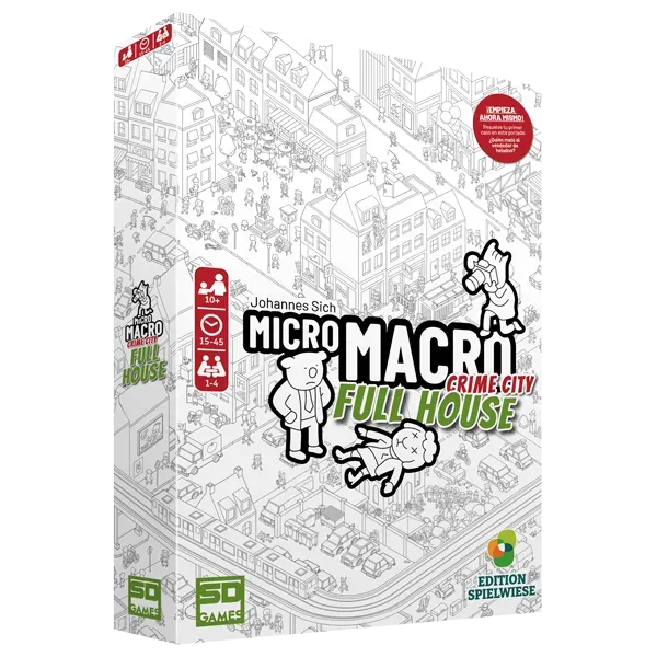 SD Games MicroMacro Full House gioco investigativo 16 casi