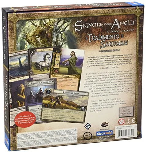 Giochi Uniti Il Signore degli Anelli LCG Tradimento di Saruman espansione