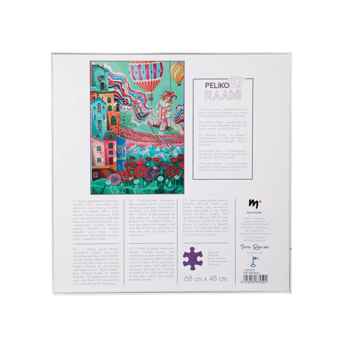 Peliko Unilaakson yllä puzzle 1000 pezzi clown 68cm