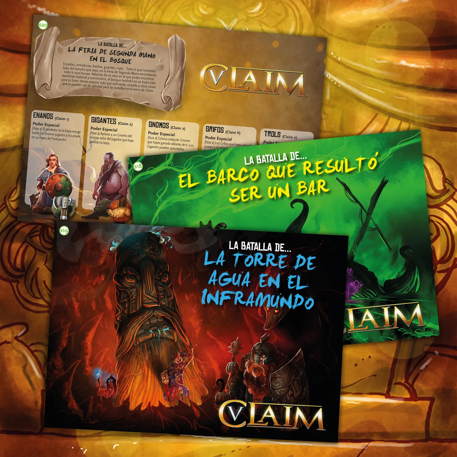 SD Games Claim V Anniversario gioco carte edizione limitata