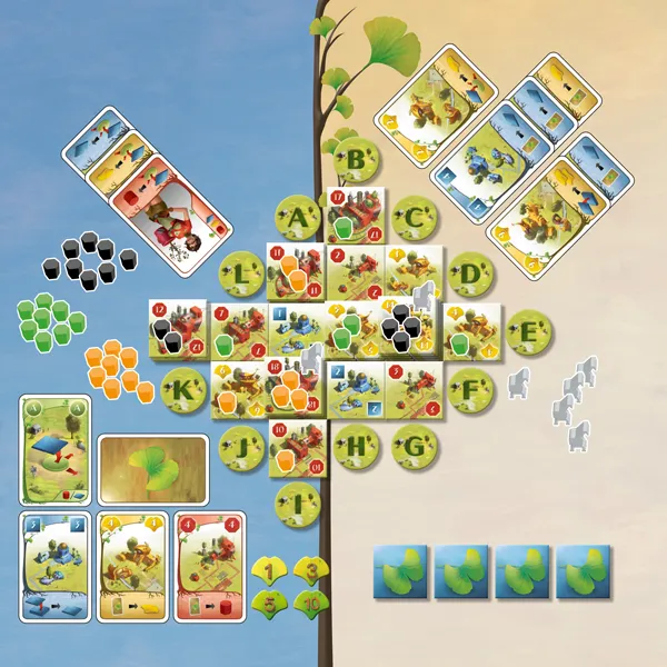 SD Games Ginkgopolis gioco da tavolo strategico