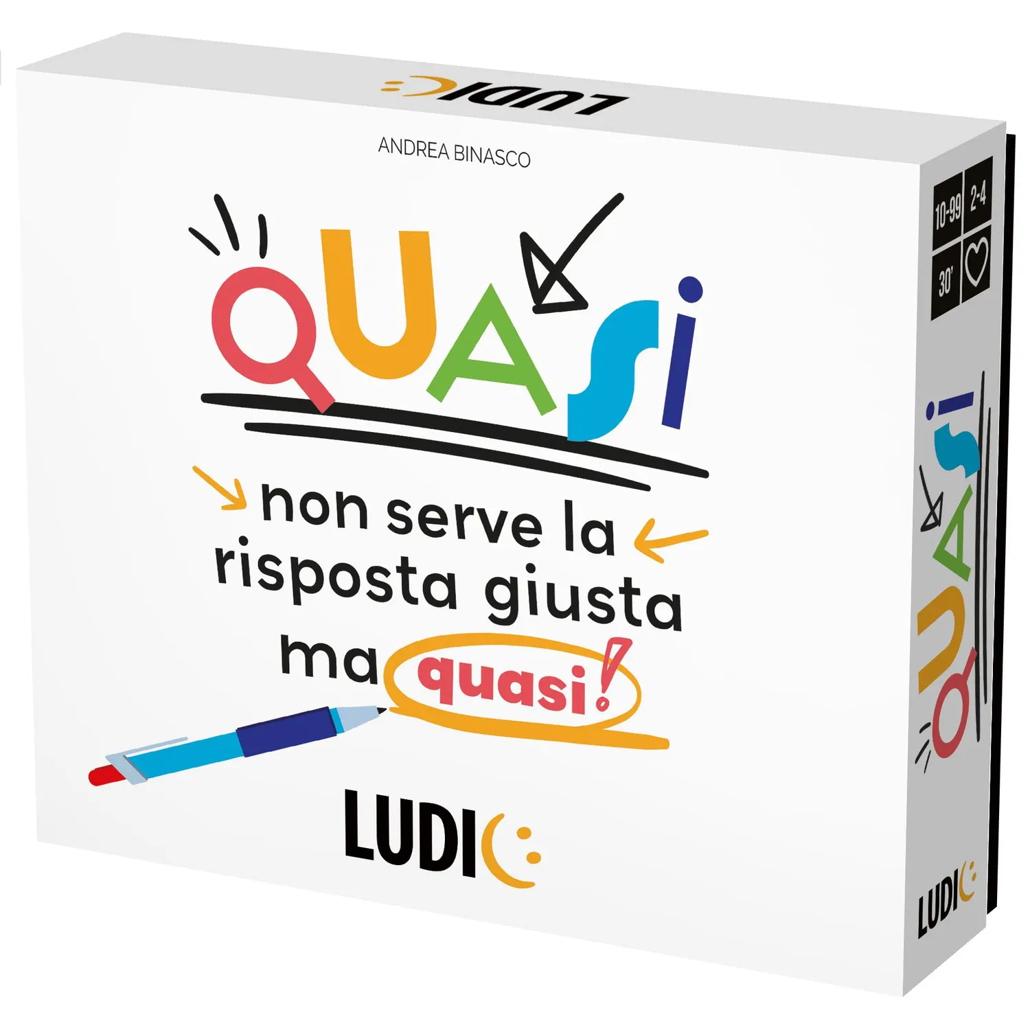 Ludic Quasi IT59995 quiz game vecchia versione 2-4 giocatori