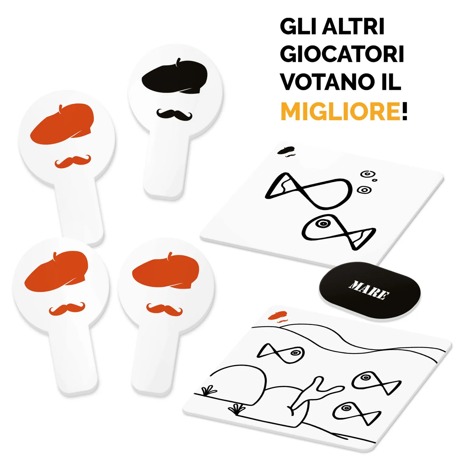 Ludic ArtisticaMente IT60971 gioco disegno 3-6 giocatori