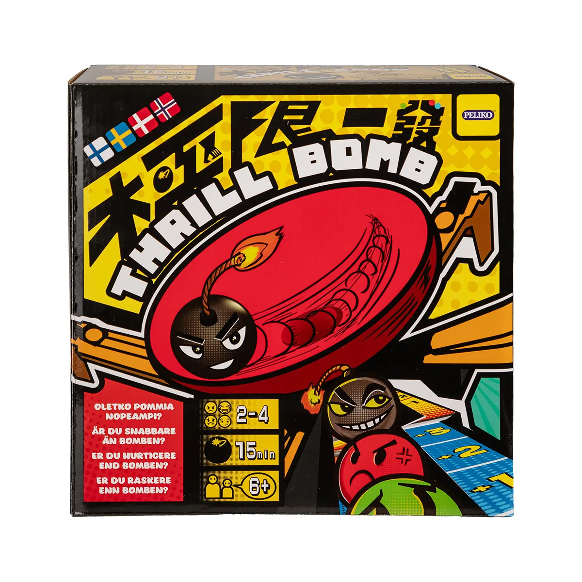 Peliko Thrill Bomb gioco con palline famiglia 10 punti