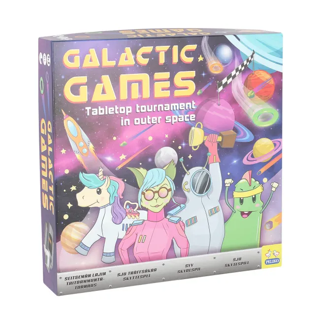 Peliko Galactic Games gioco di abilita per famiglie