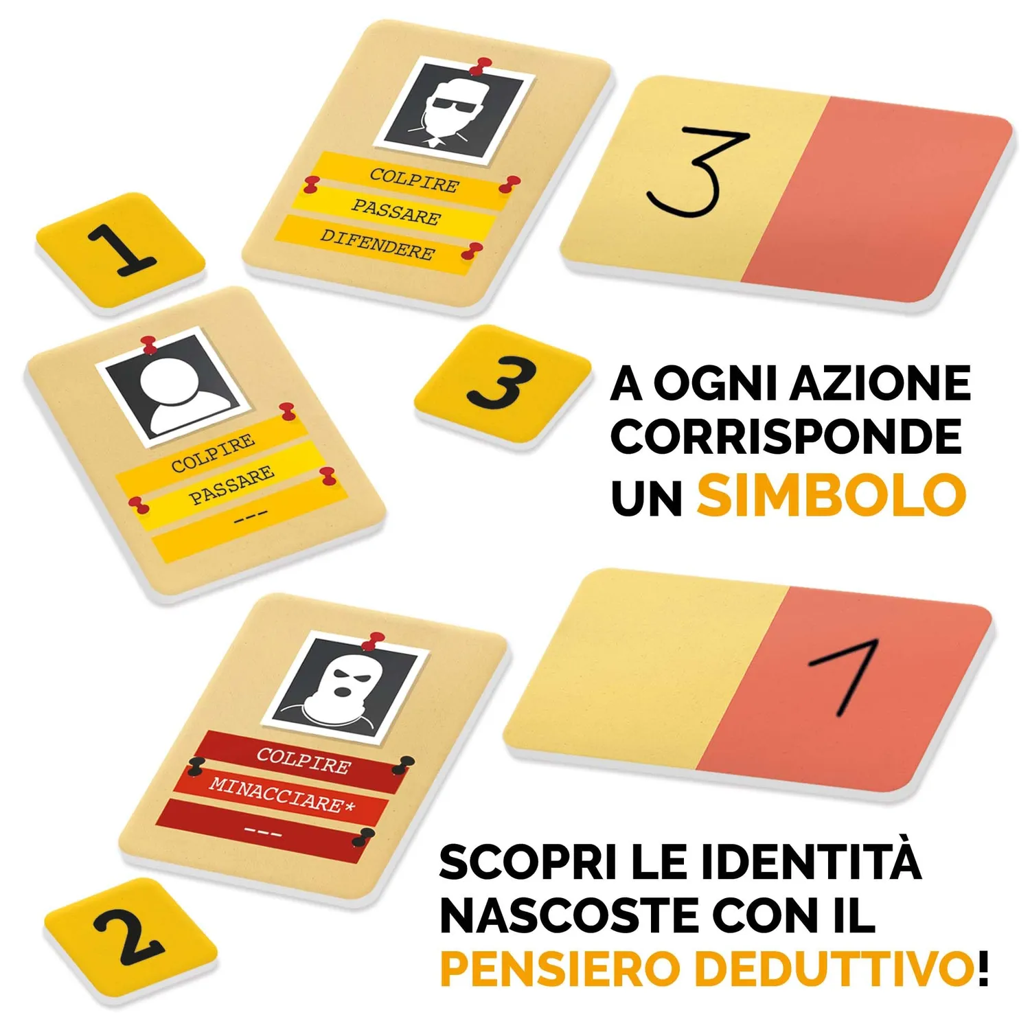 Ludic Deduco Gioco da tavolo 4-8 giocatori ITA