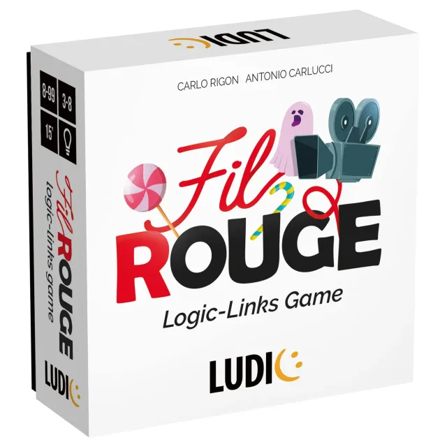 Ludic Fil Rouge gioco da tavolo legami logici 3-8 giocatori