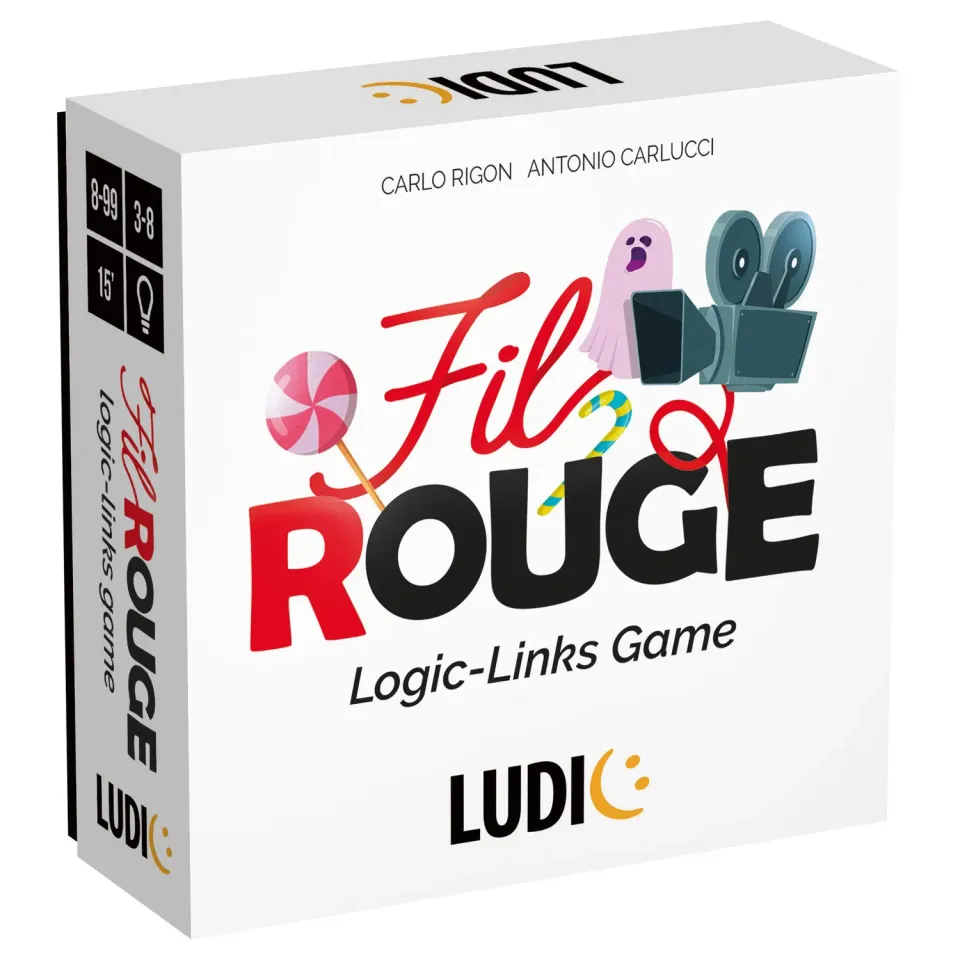 Ludic Fil Rouge gioco da tavolo legami logici 3-8 giocatori