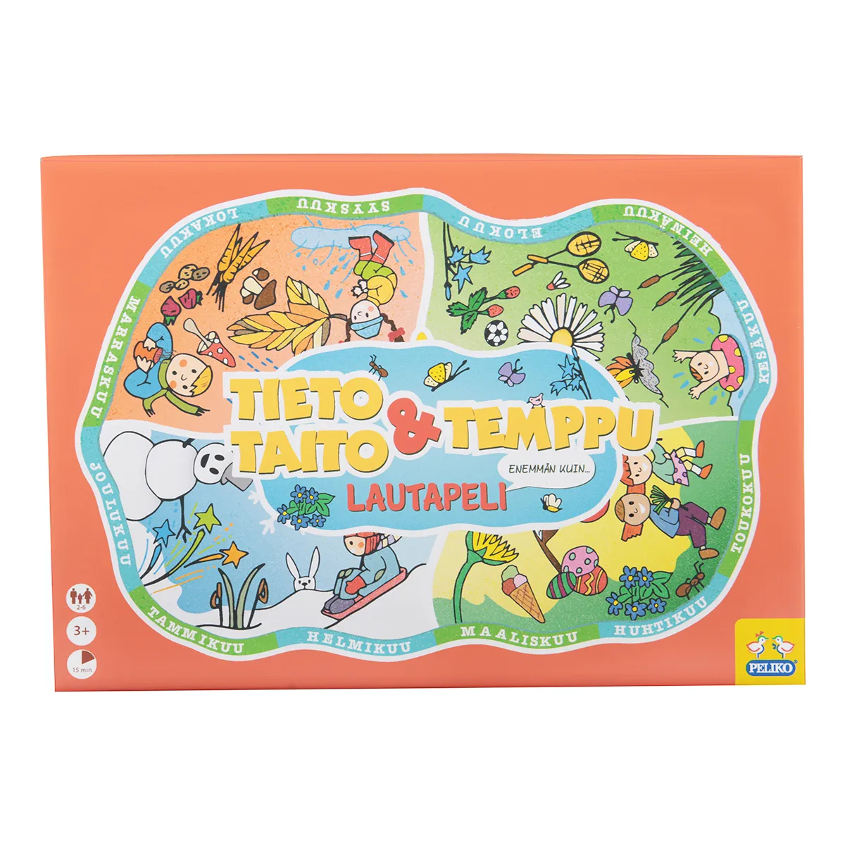 Peliko Tieto Taito Temppu gioco bambini didattico