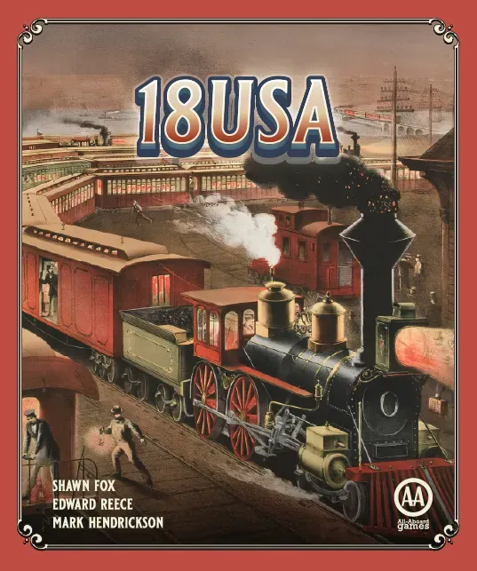 All-Aboard 18USA Expansion 1817 espansione gioco 20 ferrovie