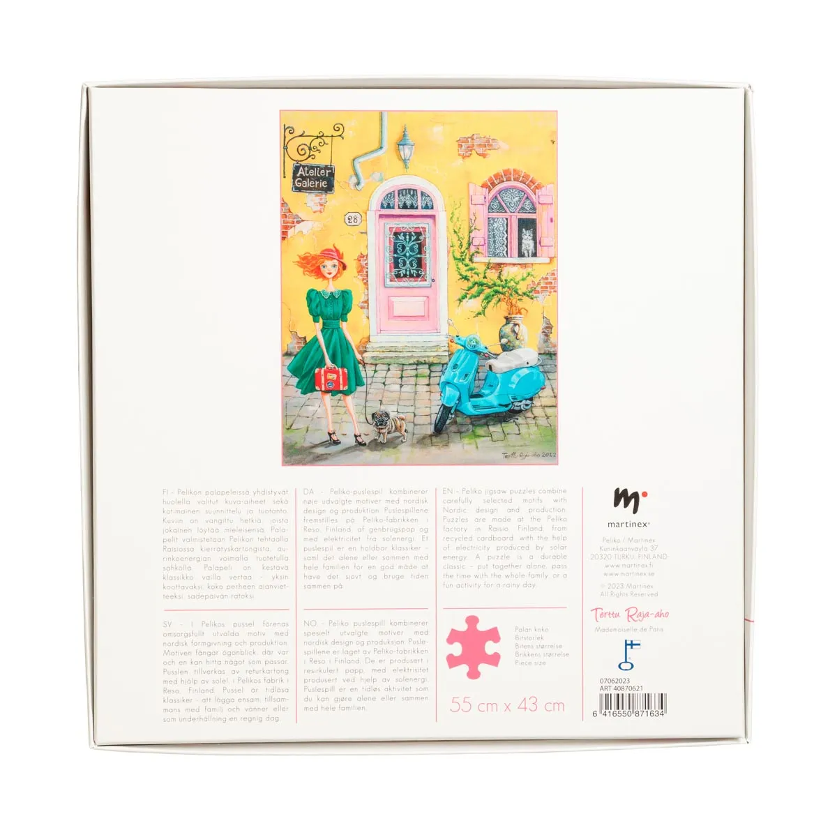 Peliko Mademoiselle puzzle 750 pezzi colorato