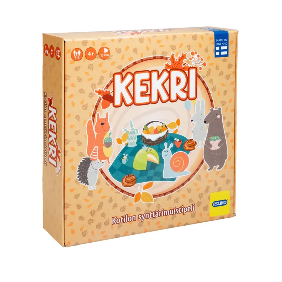 Peliko Kekri memory bambini con tabellone