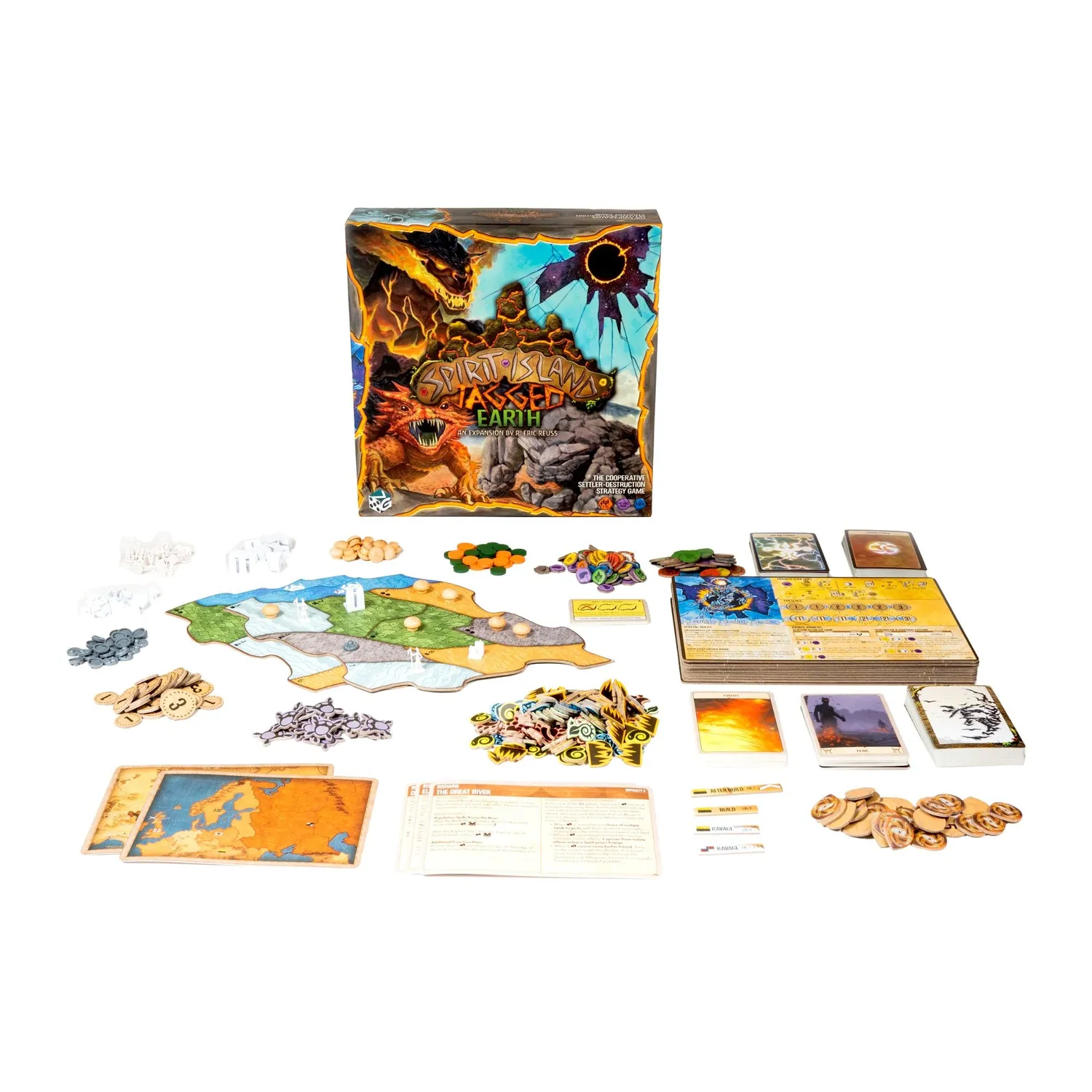 Spirit Island Jagged Earth espansione gioco cooperativo