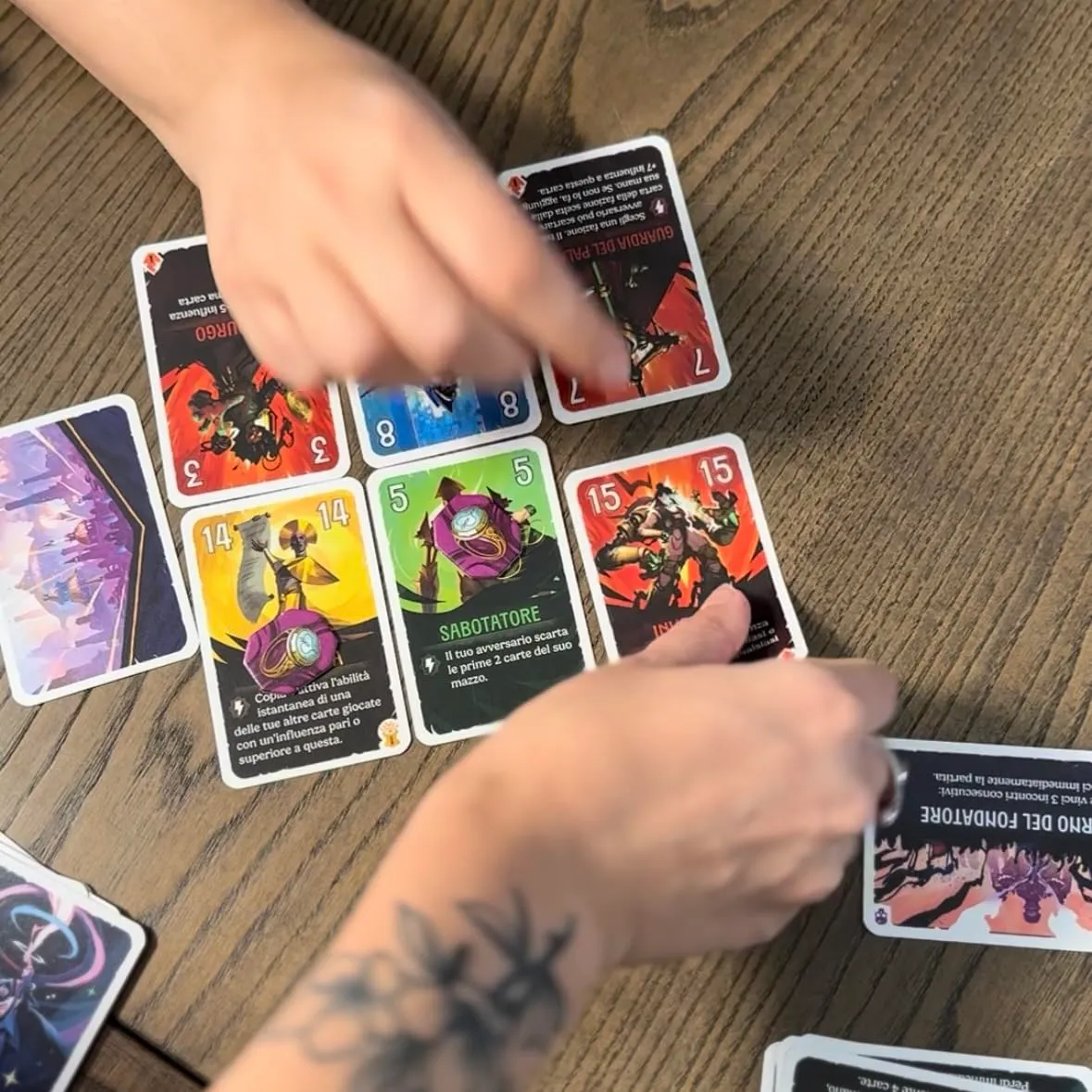 Giochi Uniti Cardia GU856 gioco di carte 2 giocatori