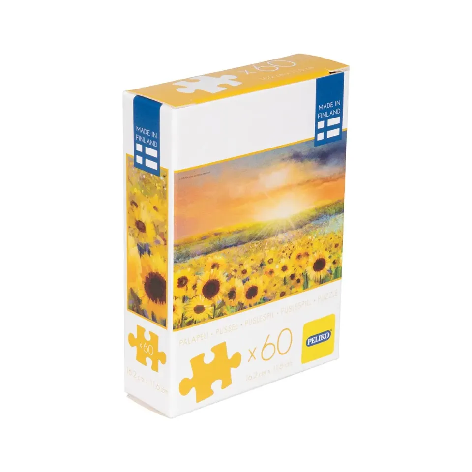 Peliko Minipalapeli 60 pezzi Auringonkukat puzzle girasoli