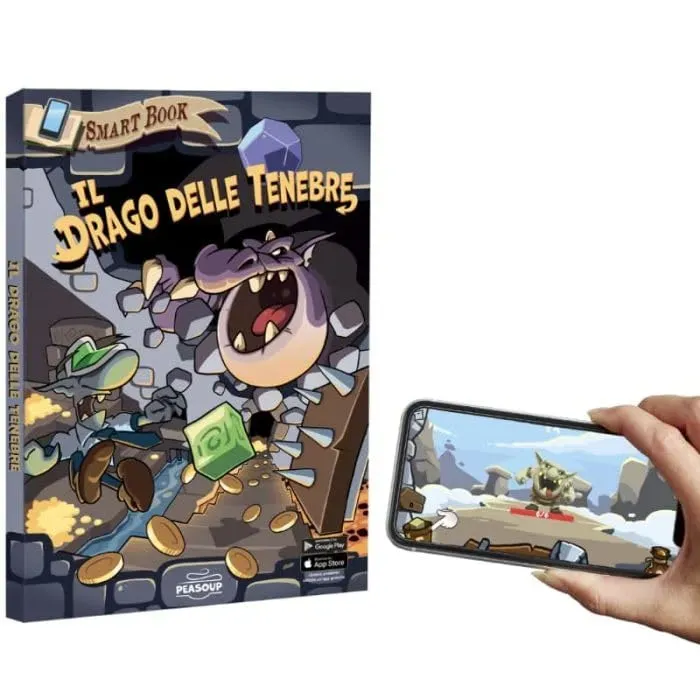 Giochi Uniti Smart Book Il Drago delle Tenebre libro game bambini