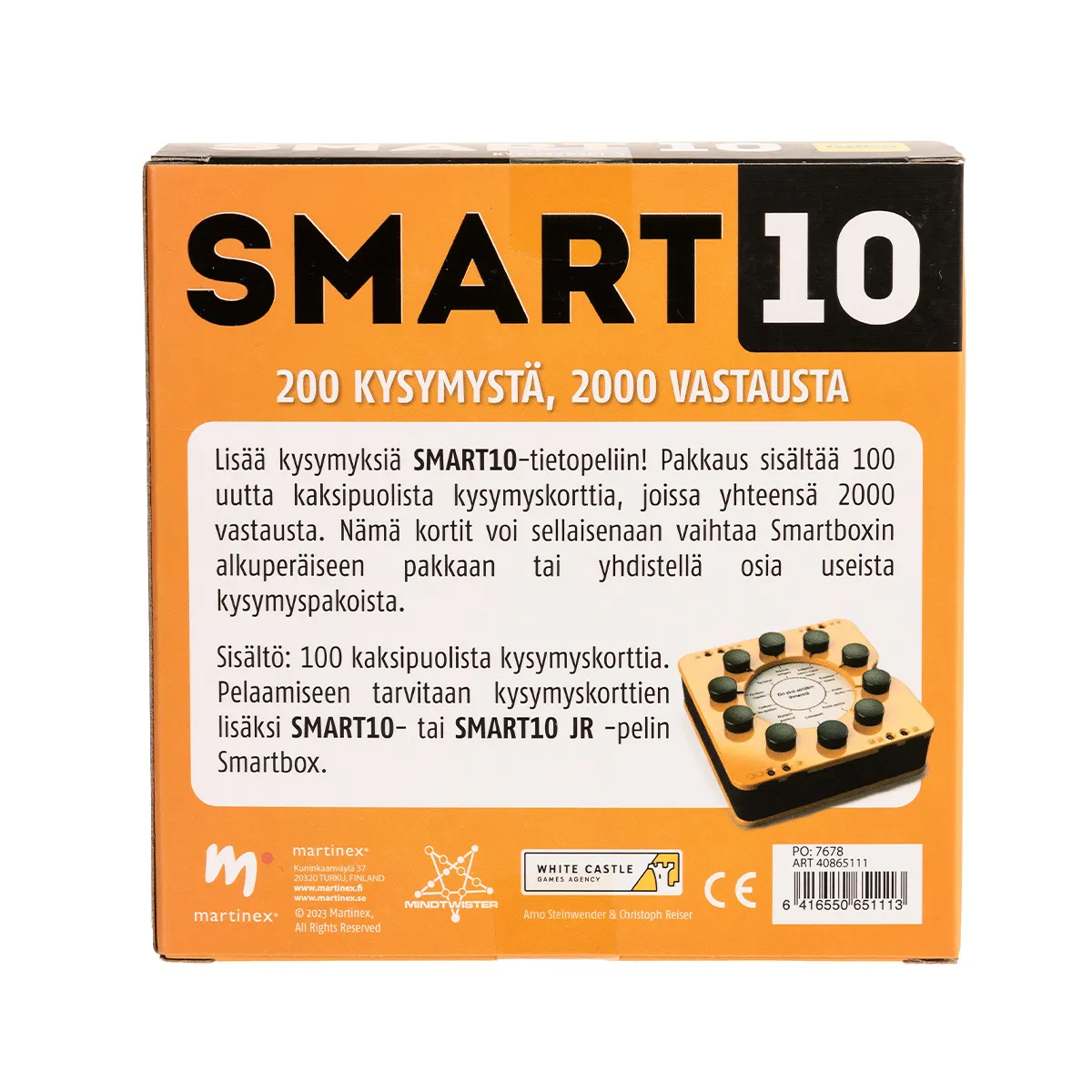 Peliko Smart10 Kysymykset 5 quiz 100 carte finlandese