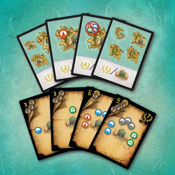 SD Games Akrotiri gioco tavolo mappe esplorazione 2 giocatori