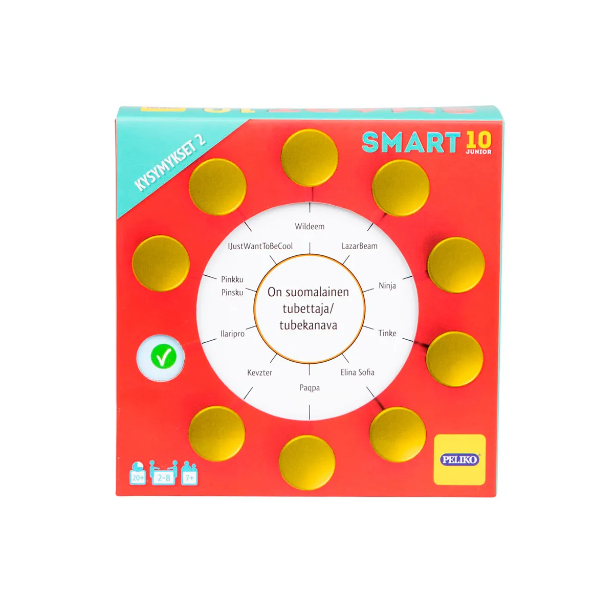 Peliko SMART10 JR espansione quiz 100 carte junior