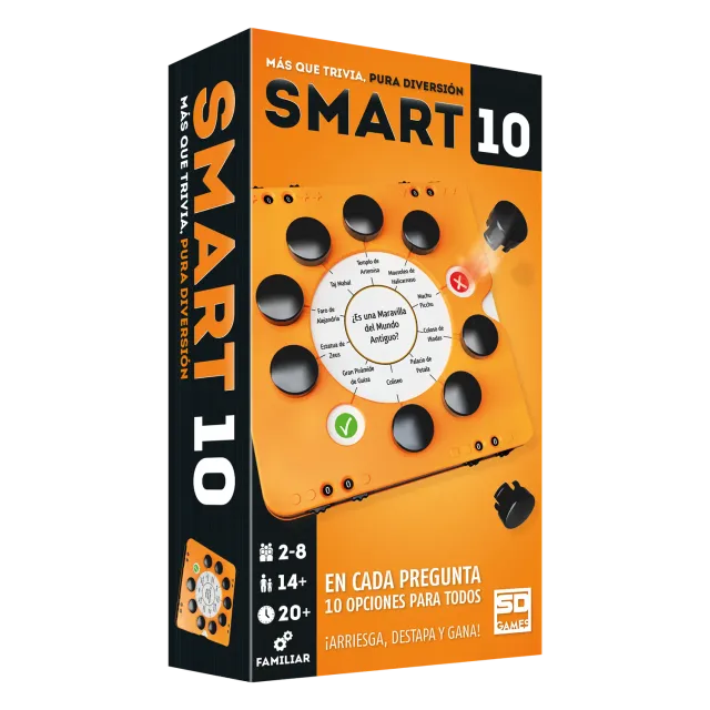 SD Games Smart 10 gioco quiz 200 domande portatile