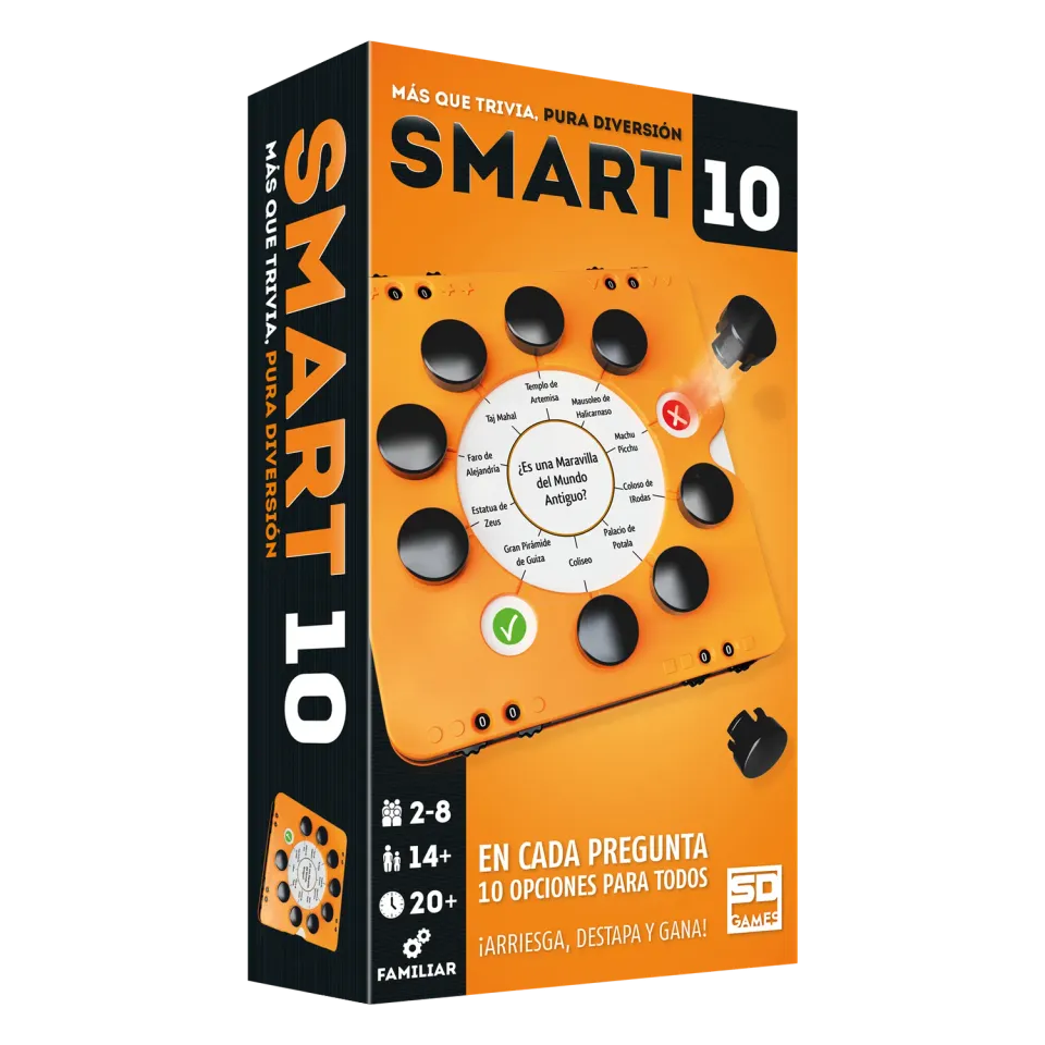 SD Games Smart 10 gioco quiz 200 domande portatile